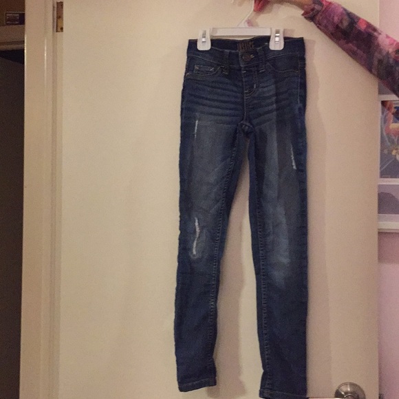 Girls size 10 slim justice skinny jeans - Picture 3 of 4